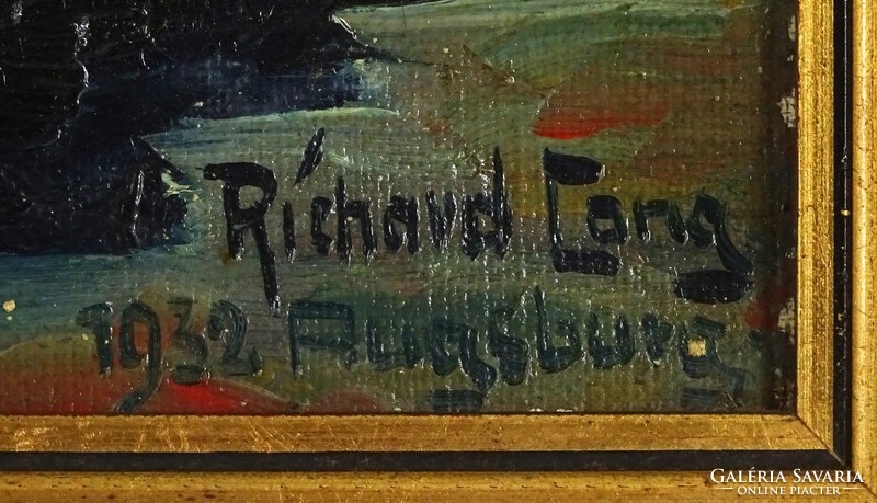 1H086 Richard Cong : Pipacsos csendélet 1932 Augsburg