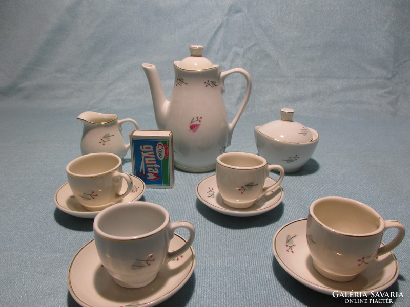 Fairy baby porcelain coffee set, old kid toy