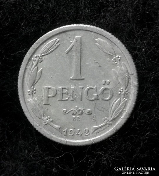 1 Pengő Hungarian Kingdom 1941-42. 9 pcs