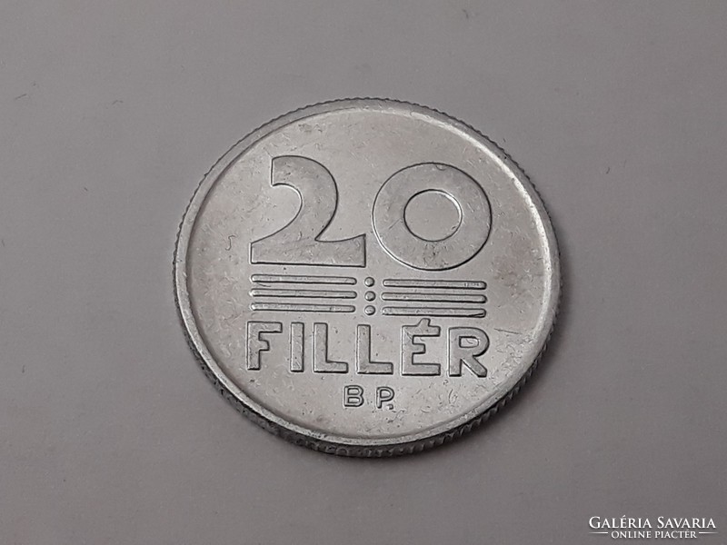 Magyarország 20 fillér 1989 érme - Magyar 20 fillér 1989 pénzérme