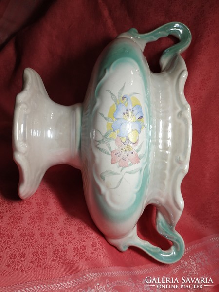 Antique porcelain centerpiece, serving tray, bowl