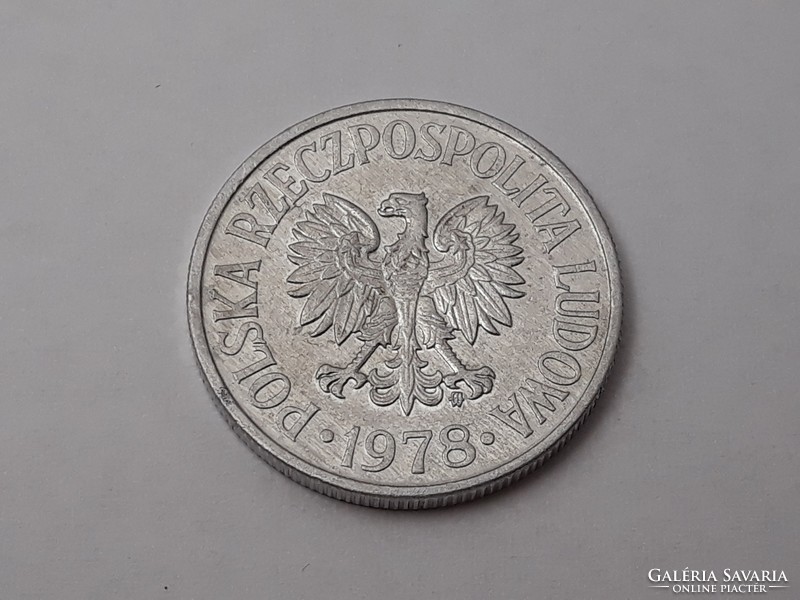 Lengyelország 50 Groszy 1978 érme - Lengyel 50 groszy 1978 külföldi pénzérme