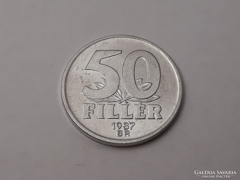 Magyarország 50 fillér 1987 érme - Magyar 50 fillér 1987 pénzérme