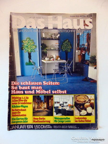 1974 január  /  Das Haus  /  Szülinapra eredeti újság :-) Ssz.:  20500