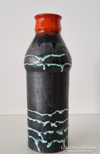 Decorative handicraft ceramic vase-34 cm