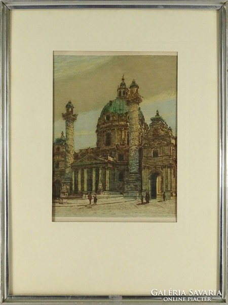 1H112 Egon Chabert (1889-1962) : Károly-templom, Bécs