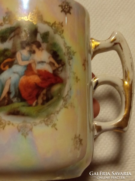 Art Nouveau scene with a lyceum mug