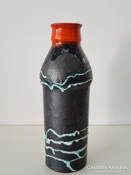 Decorative handicraft ceramic vase-34 cm