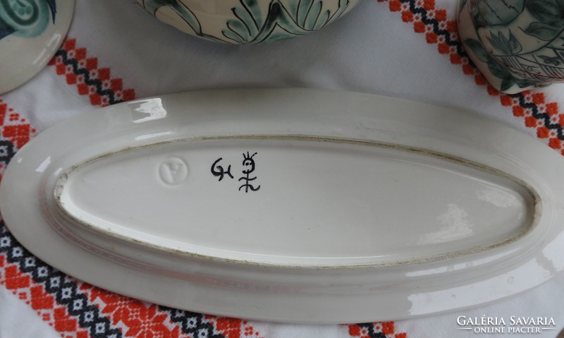 Nürnbergi jelzett porcelán / kerámia kézimunka műtárgy