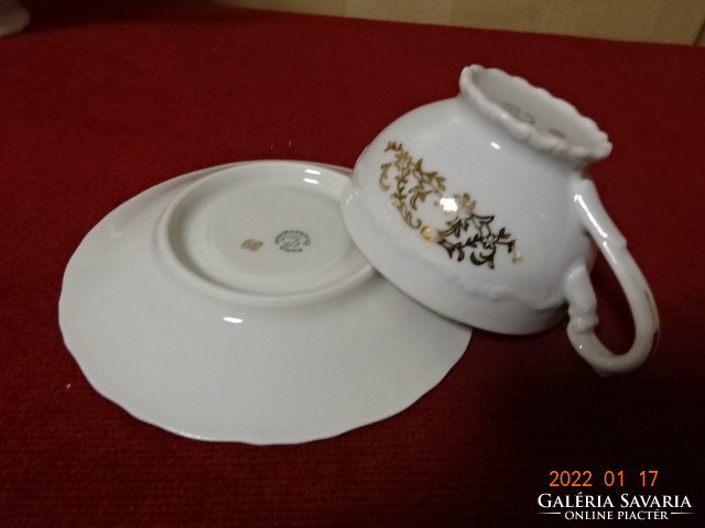 Csehszlovák porcelán négyszemélyes kávéskészlet. Vanneki! Jókai.