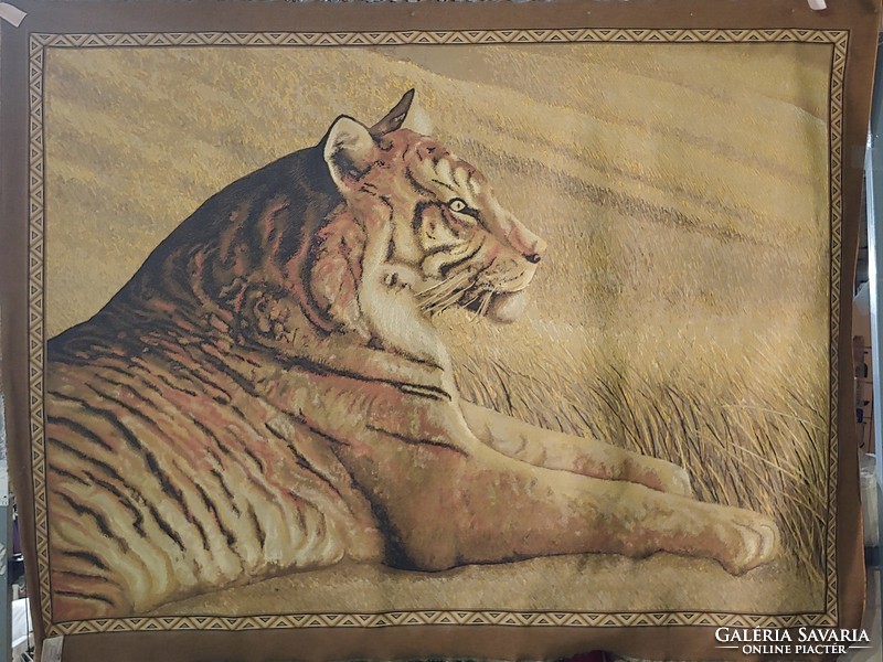 Tiger on safari 140x180 cm wall protector - make an offer if you are interested