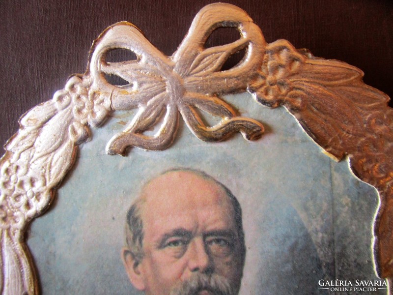 Approx. 1888 Embossed embossed Christmas tree ornament otto von bismarck christmas museum
