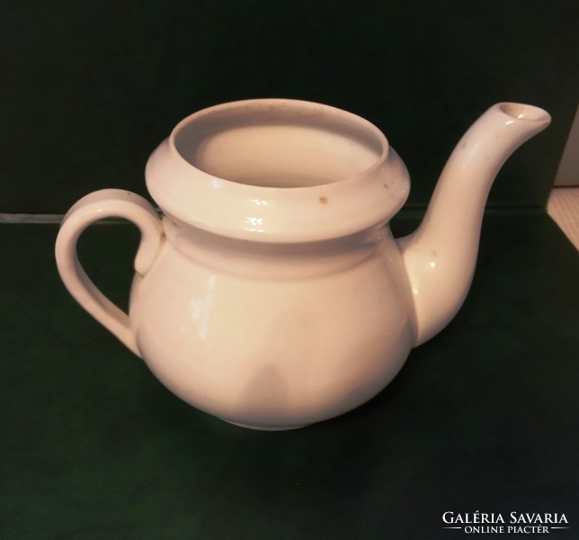 Antik porcelán teáskanna és kávéskanna fedő nélkül