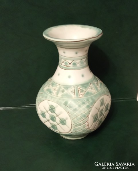 Gorka geza marked applied art ceramic vase