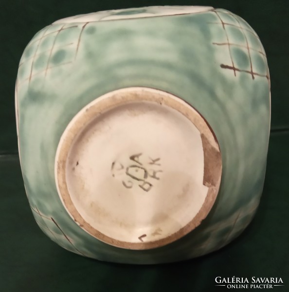 Gorka geza marked applied art ceramic vase