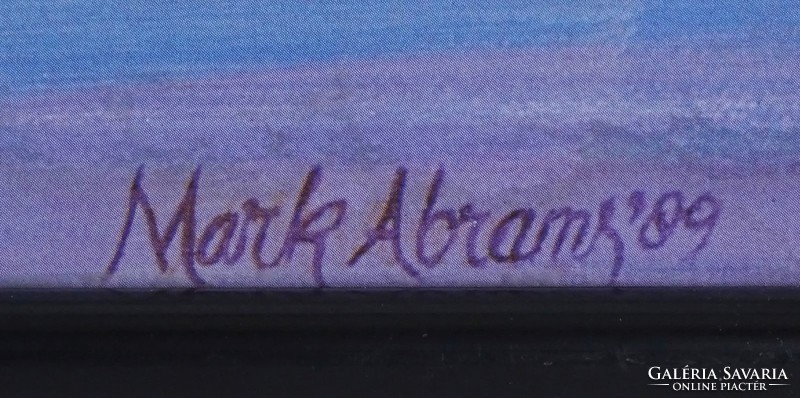 1H164 mark abrams: abstract print 1989