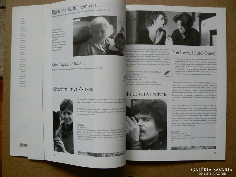 23rd Hungarian Film Festival Budapest, February 1992 7.-12. Publication and book in Hungarian and English