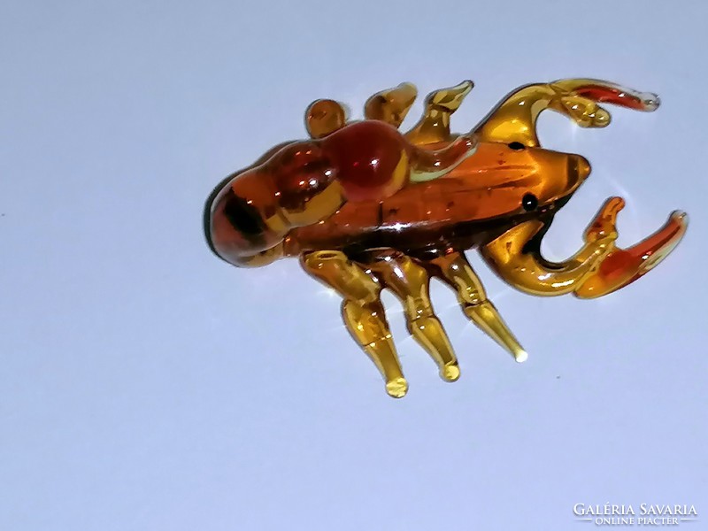 Miniature rare glass scorpion