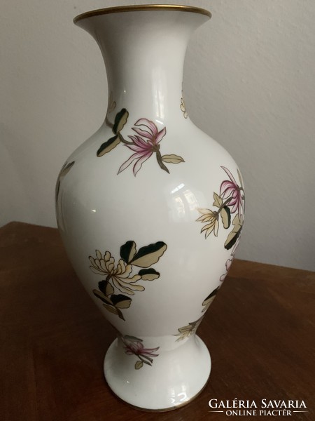Raven house porcelain flower patterned 36 cm vase