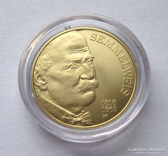2015 - Semmelweis 2000 ft bu commemorative coin - for the 150th anniversary of his death - with certificate and description