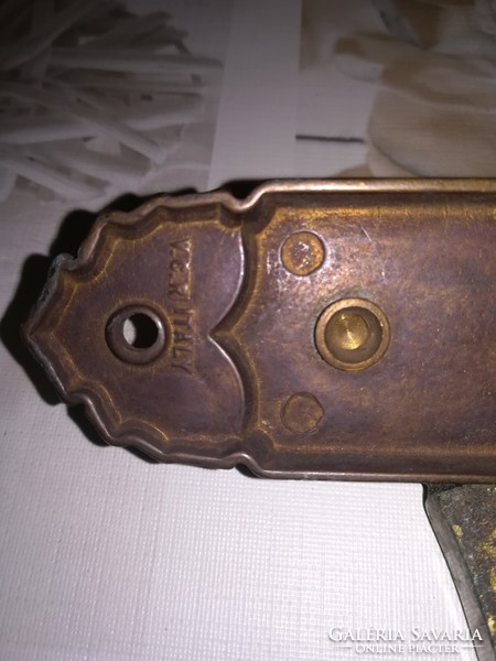 Old copper furniture with handle, knocker or something
