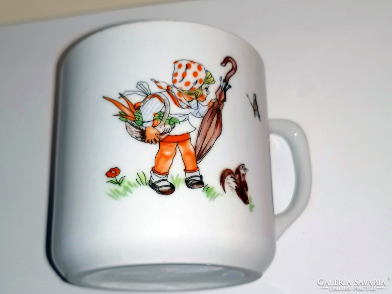 Rare zsolnay fairytale mug, cup 11.