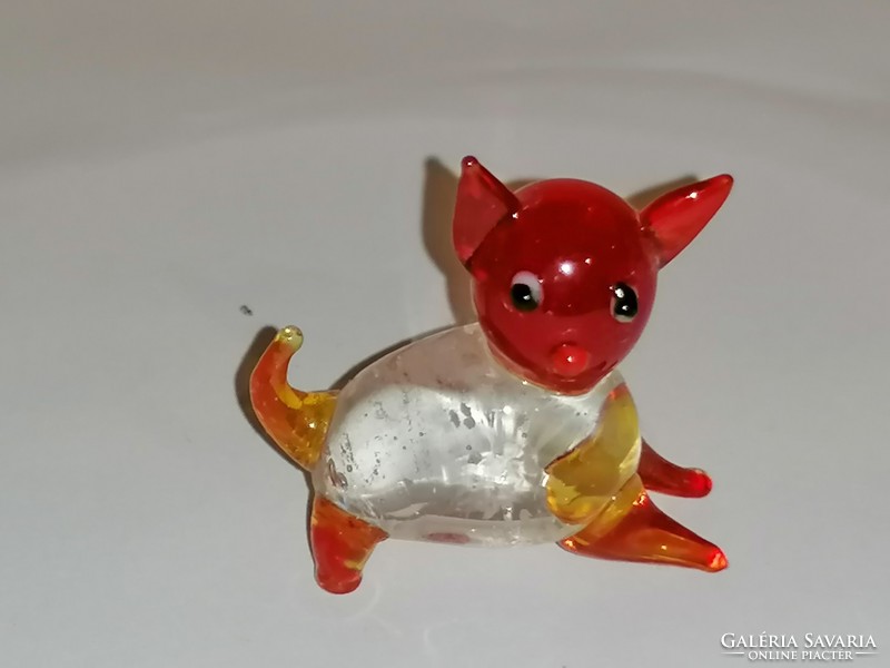 Miniature glass kitten 27.