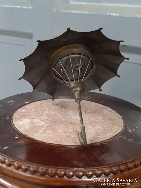 Art deco stílusú bronz esernyőóra - asztalióra
