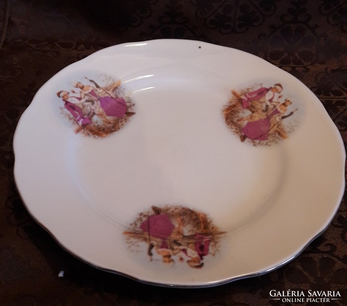 Romantic scene porcelain plate (m2092)