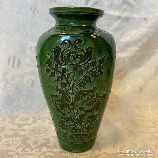 Beautiful patterned ceramic vase