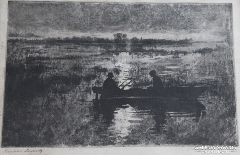 Paul Csergezan etching