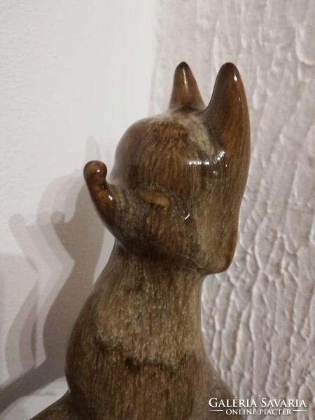 Large ceramic fox 26 cm