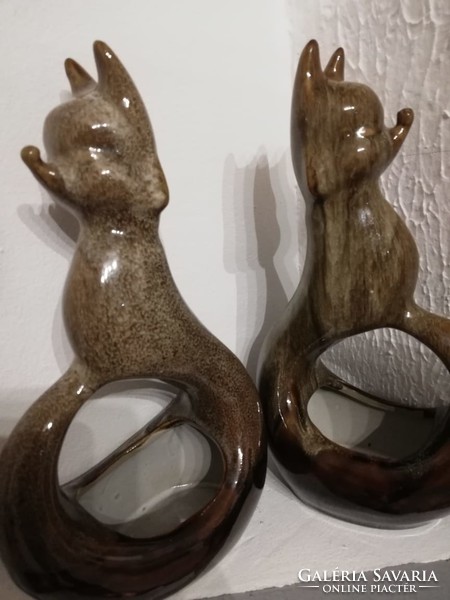 Large ceramic fox 26 cm