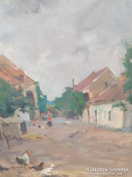 Csallóközi Farkas Lőrinc (1898-1966 )  / Tata (Tóváros 937) c festménye Eredeti Garanciával