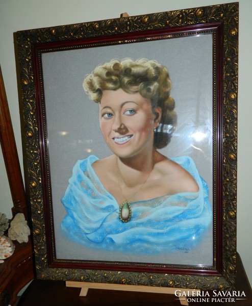 Kerényi - Női portré festmény