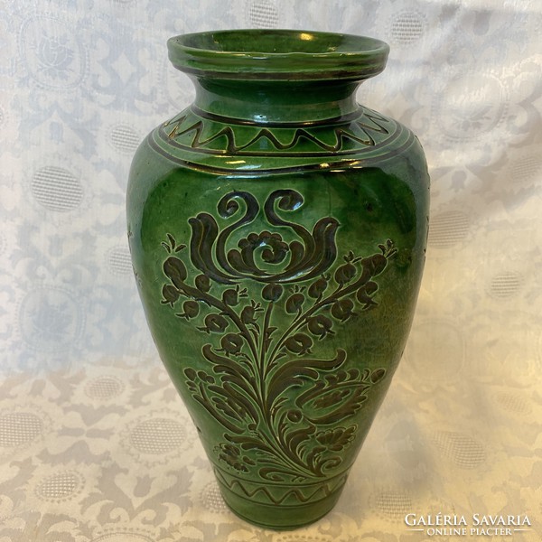 Beautiful patterned ceramic vase