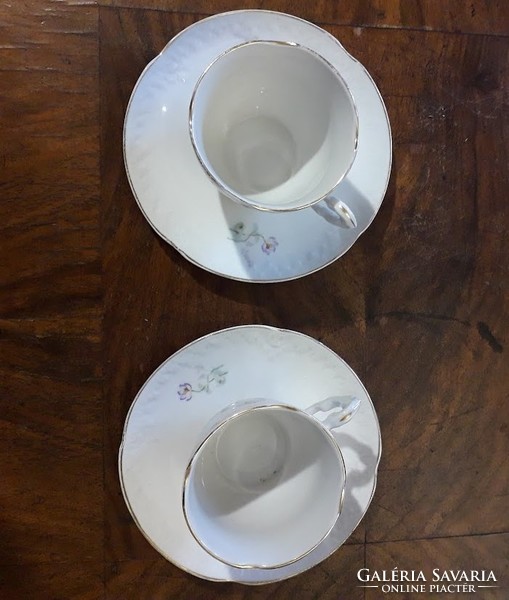 Kpm porcelain cup pair