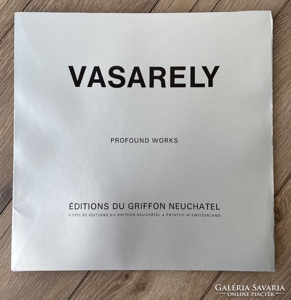 Victor Vasarely 16 darabos nyomat 1971-es széria (papír és műanyag)