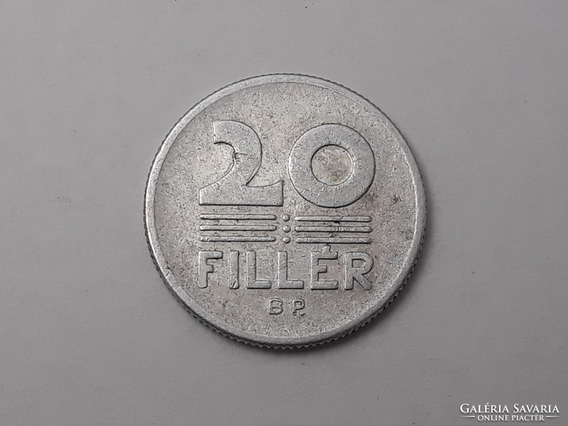 1975 Hungarian coin 2075 coin - 1975 Hungarian alu twenty penny coin