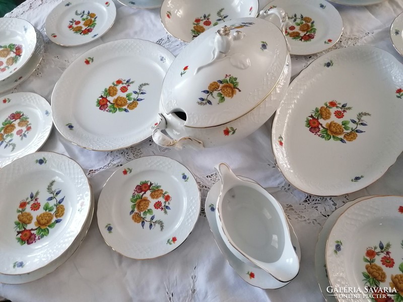 Komplett SCHUMANN ARZBERG Bavaria német porcelán vintage  étkészlet