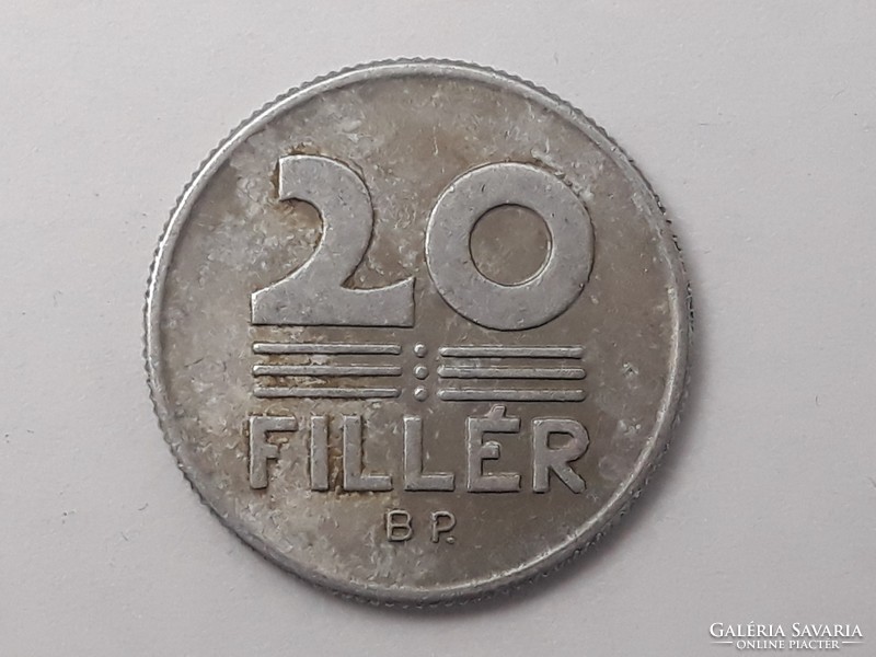Magyarország 20 Fillér 1980 érme - Magyar alu húsz filléres 1980 pénzérme