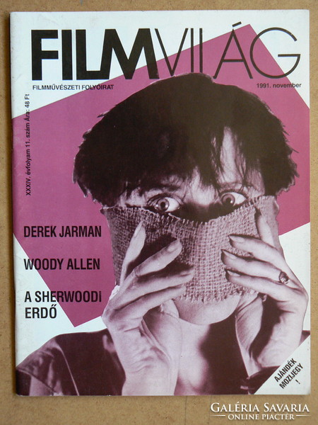 Filmvilág 1991 / feb., 91 / Már., 91 / Aug., 91 / Nov., (4 Pieces in one), book in good condition