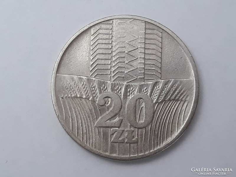 Lengyelország 20 Zloty 1973 érme - Lengyel 20 ZL 1973 külföldi pénzérme