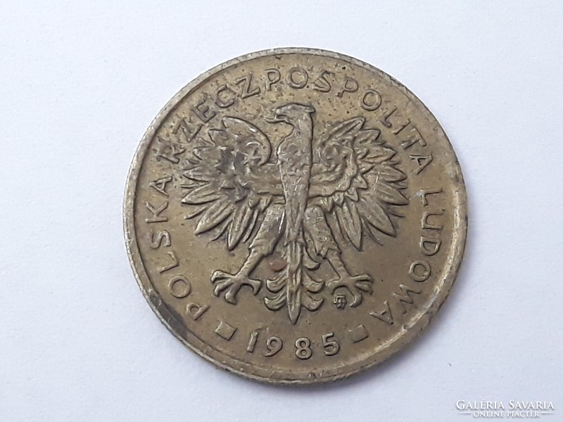 Lengyelország 2 Zloty 1985 érme - Lengyel 2 ZL 1985 külföldi pénzérme