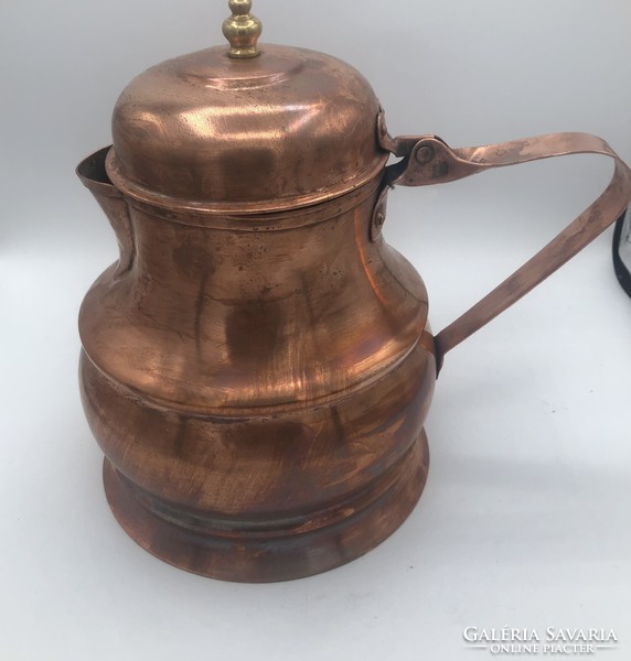 Old copper jug