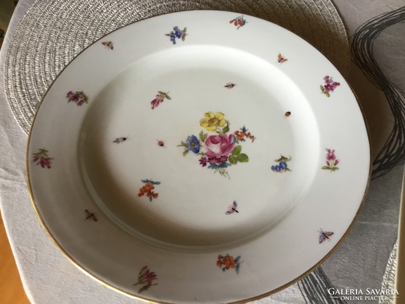 Fischer emil antique porcelain plate, 30 cm (204)