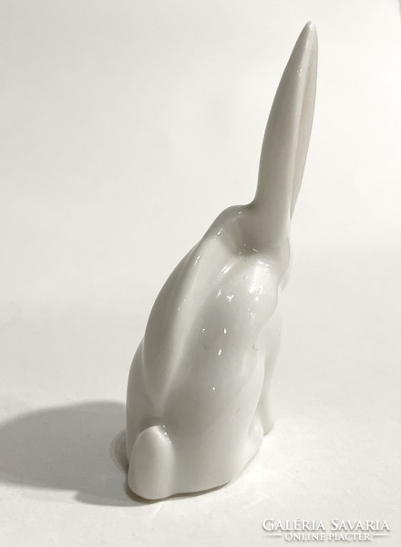 Herend porcelain mini rabbit figurine