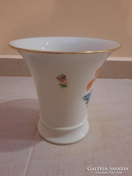 Porcelain vase with Herend floral pattern