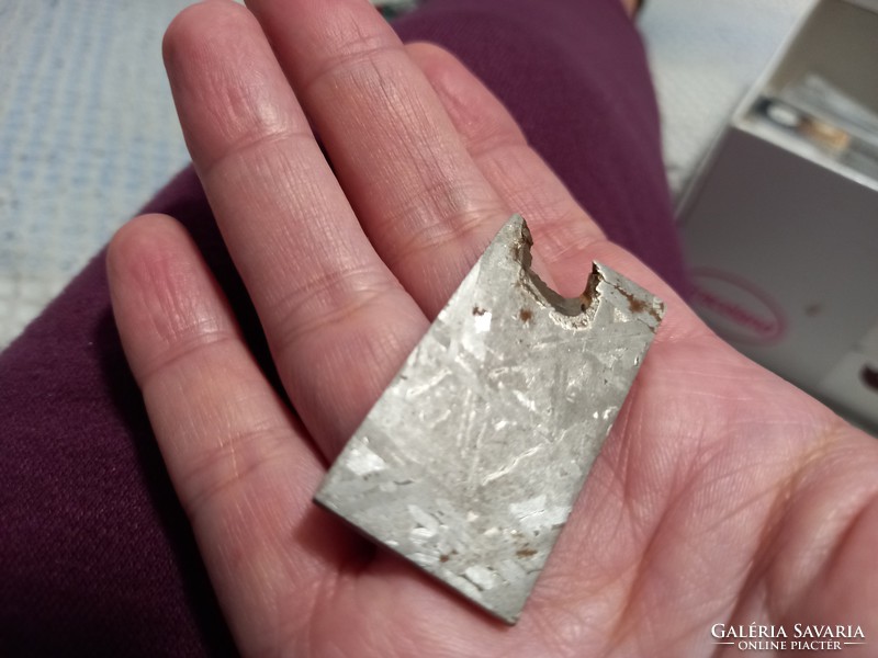 Mexican toluca meteorite slice