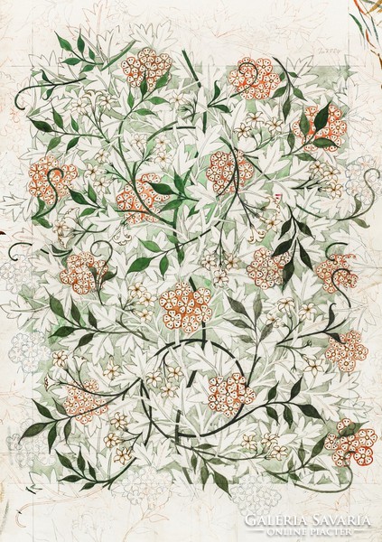 William Morris - Jázmin - reprint